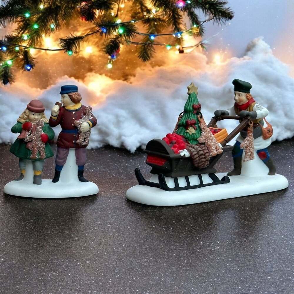 Dept 56 Gingerbread Vendor - Dickens Christmas Village Accessory From 1996